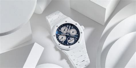 audemars piguet white ceramic perpetual calendar